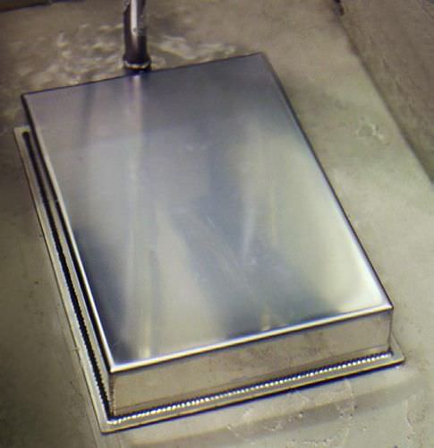 Transductor de ultrasonidos de placa - KST  - GUYSON - piezoeléctrico / sumergible / robusto