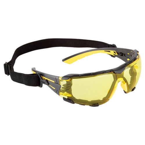 Gafa de seguridad UV - PS28 - Portwest Clothing Ltd - de policarbonato / de TPE / con tratamiento antirayaduras