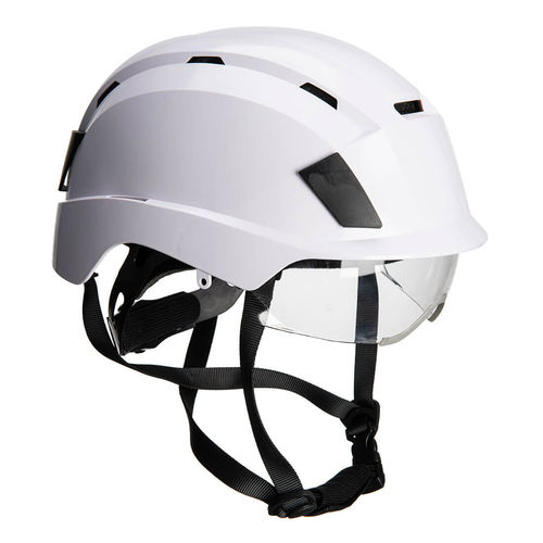 Casco para obras - PS80WHR - Portwest Clothing Ltd - EN 397 / EN 166 / EN 12492