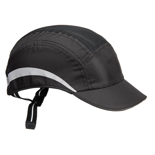 Gorra de protección de poliéster - PS79BKR - Portwest Clothing Ltd - ligera / EN 812 / con ventilación