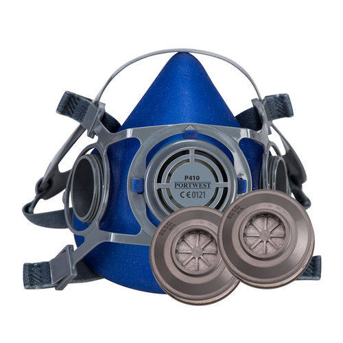 Máscara de protección desechable - P418BLUM - Portwest Clothing Ltd - semimáscara / azul / M