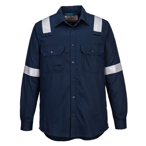 Camisa de trabajo - FR720 series - Portwest Clothing Ltd - antiestática / con protección UV / de algodón