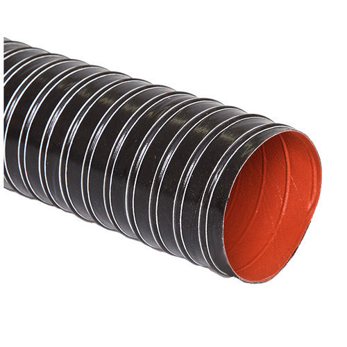 Manguera para gases de escape - SNF2  - PLYMOVENT - de silicona / de fibra de vidrio / de alta temperatura