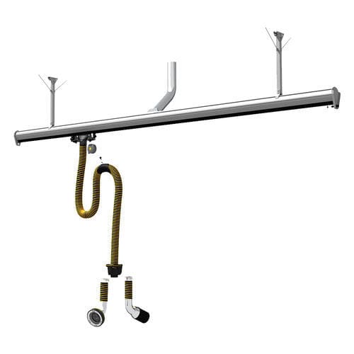 Extractor de gases de escape para coche - STR - PLYMOVENT - para taller / para garaje / en riel deslizante