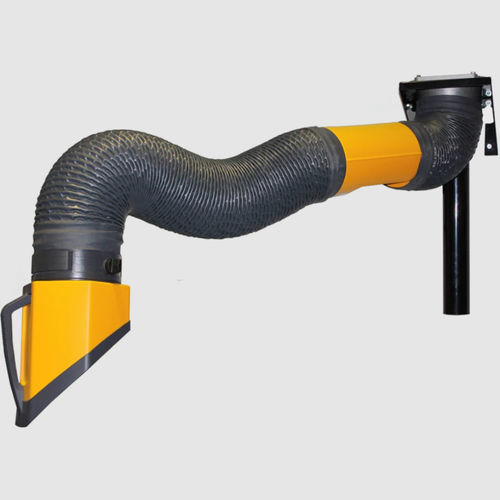 Brazo de extracción fijo - T-Flex/CW - PLYMOVENT - de pared / telescópico / de humos de soldadura