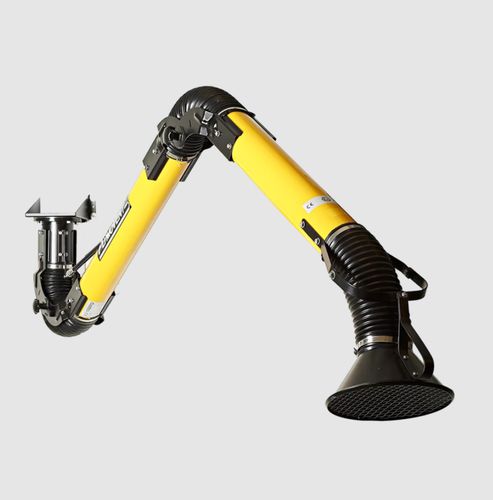Brazo de extracción fijo - MiniMan-100 - PLYMOVENT - flexible / de acero inoxidable