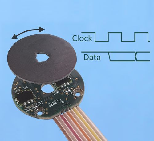 Encoder rotativo absoluto - AP9400C - POSIC - inductivo / 23 bits / monovuelta