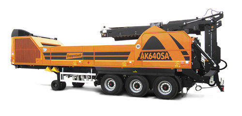 Molino de desechos - AK 640 SA - Doppstadt - de cilindros / de grandes dimensiones / para reciclaje