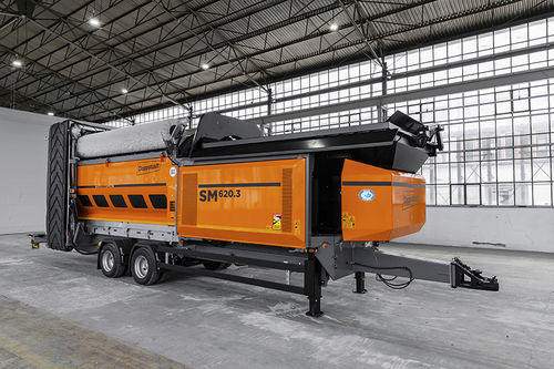 Criba de cribado en seco - SM 620.3 - Doppstadt - para reciclaje / de tambor / para productos a granel