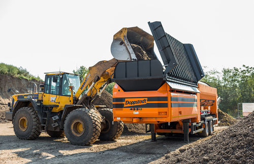 Criba de cribado en seco - SM 620.2 SA - Doppstadt - para obra de construcción / para madera / para reciclaje