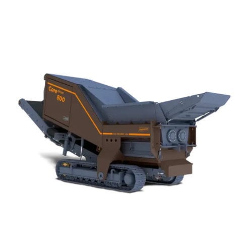 Destrozador primario - CoreShred 800 - Doppstadt - de 1 eje / de metal / compacto