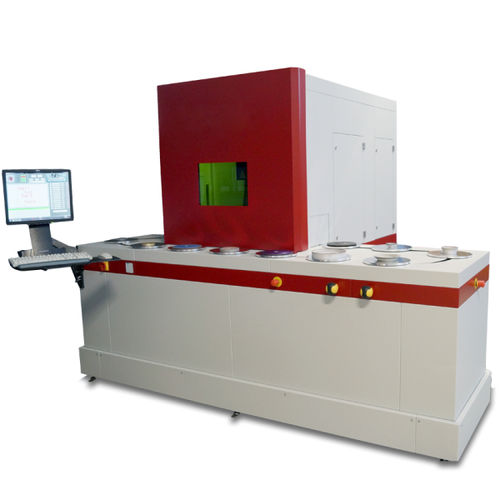 Máquina de marcado láser de fibra - L-in - penteq - automática / CNC / con sistema de visión