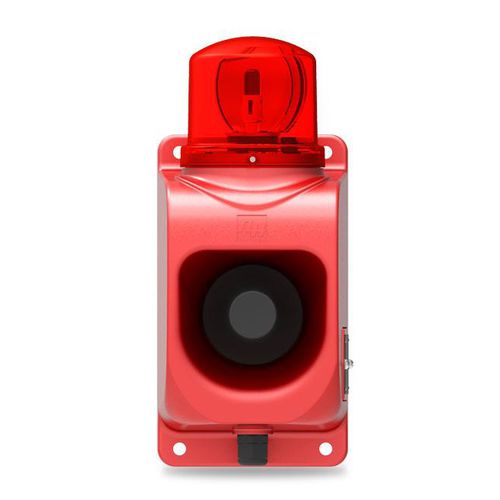 Difusor de alarma sonora potente - AL11 - Shanghai Nanhua Electronics Company - con avisador luminoso rotativo / resistente a la corrosión / resistente al agua
