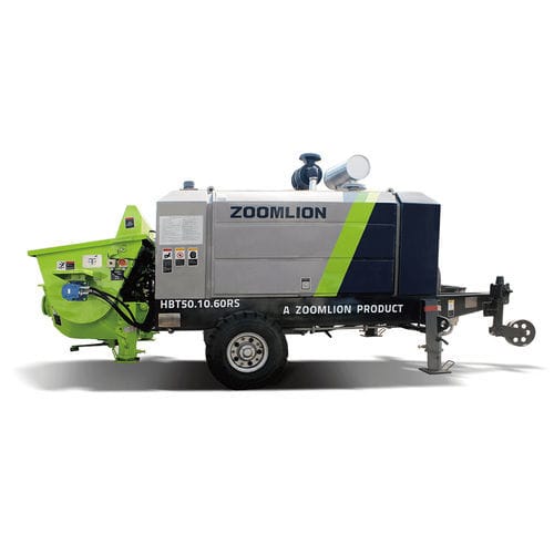 Bomba para hormigón montada en remolque - HBT50.10.60RS - Zoomlion Heavy Industry Science & Technology Co., - para obra / diésel