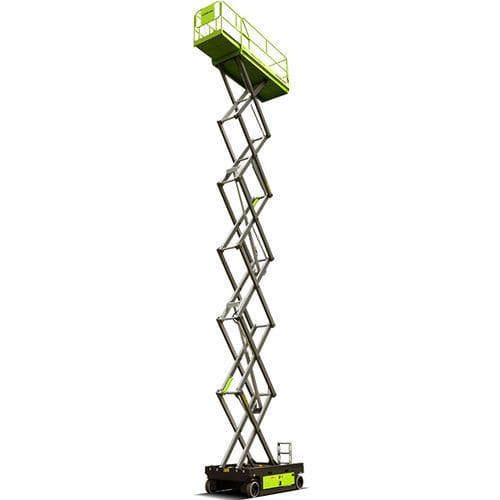 Plataforma elevadora de tijera con ruedas - ZS1414DC-Li - Zoomlion Heavy Industry Science & Technology Co., - eléctrica