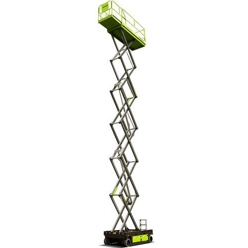 Plataforma elevadora de tijera con ruedas - ZS1414HD - Zoomlion Heavy Industry Science & Technology Co., - alimentada por batería / hidráulica / comercial