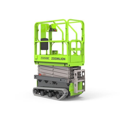 Plataforma elevadora de tijera con orugas - ZS0508C - Zoomlion Heavy Industry Science & Technology Co., - eléctrica / para entorno agresivo