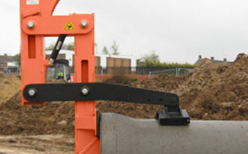 Pinza de elevación para la reparación de canalizaciones de hormigón - Altrad RMD Kwikform - horizontal / mecánica