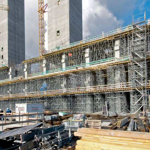 Torre de andamio fijo - MODEX - Hünnebeck GmbH - de fachada / modular