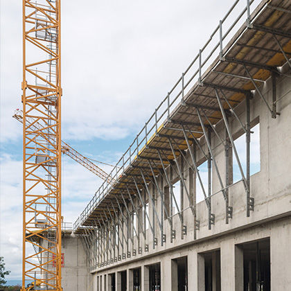 Andamio fijo - Hünnebeck GmbH - de fachada / modular