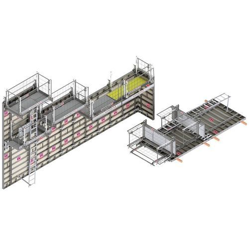 Sistema de encofrado ligero - RASTO® G2 - Hünnebeck GmbH - marco / a una cara / de tabiques