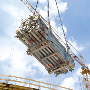 Puntal de acero - EUROPLUS® - Hünnebeck GmbH - vertical / de losas