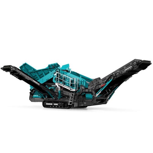 Criba para obra de construcción - WARRIOR 1400X - Powerscreen - móvil / vibratoria lineal / para productos a granel