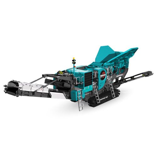 Machacadora de mandíbula - Premiertrak 400X - Powerscreen - móvil / para la producción de arena / primaria