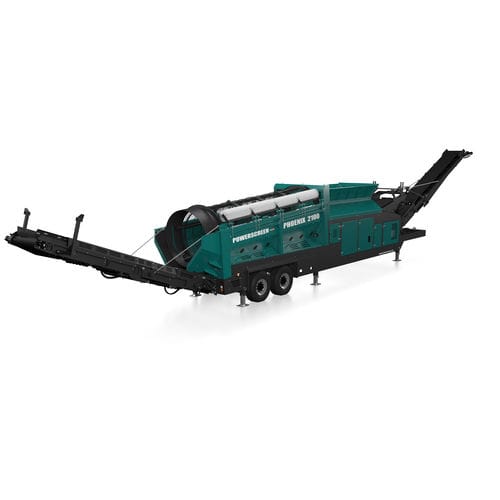 Criba de control - PHOENIX 2100 - Powerscreen - para madera / vibratoria / de tambor