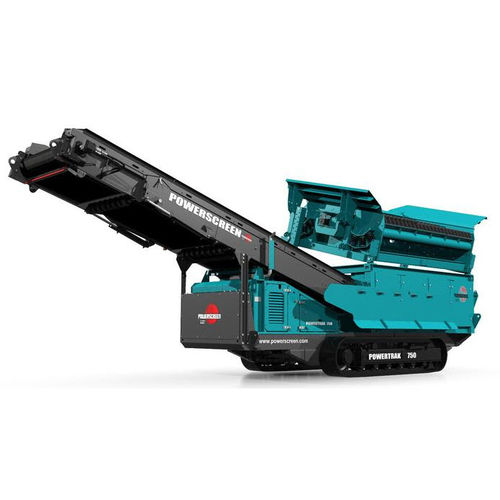 Criba para obra de construcción - POWERTRAK 750 - Powerscreen - para reciclaje / móvil / vibratoria