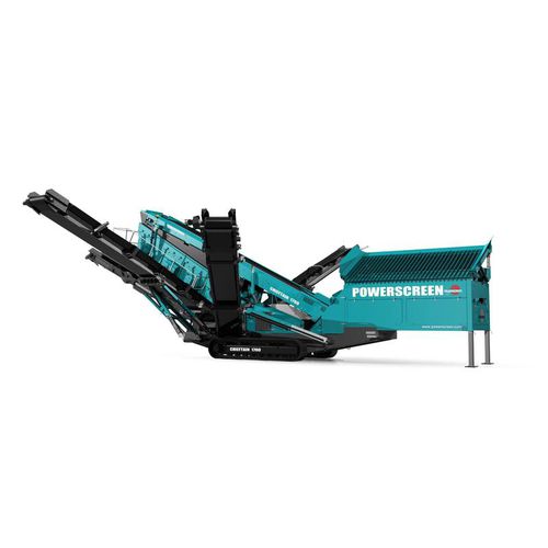 Criba para minas - CHIEFTAIN 1700 - Powerscreen - móvil / para productos a granel / 3 fracciones