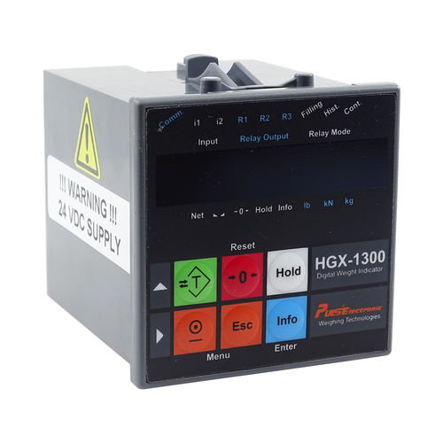 Indicador de pesaje visualizador LCD - HGX-1300 - Puls Electronic - empotrable / robusto / resistente a las vibraciones