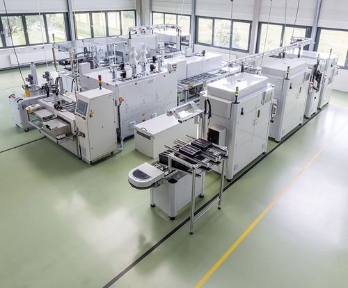 Línea de ensamblaje para unidades de sensores - SkyLine - Wolf Produktionssysteme GmbH & Co.KG