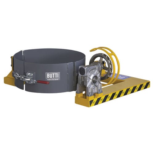 Aparato de levantamiento y volteo con asidero - 927G - BUTTI - de barriles
