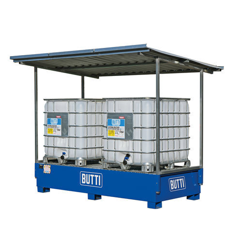 Cubeta de retención para contenedor IBC - 8070V2CXT - BUTTI - de acero