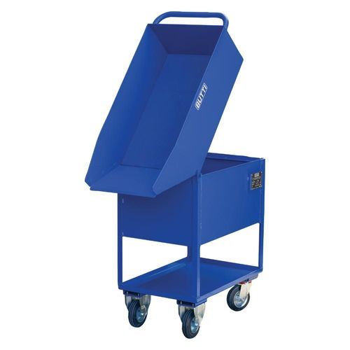 Carro de manipulación - 940 - BUTTI - de acero / 2 niveles / para recipientes