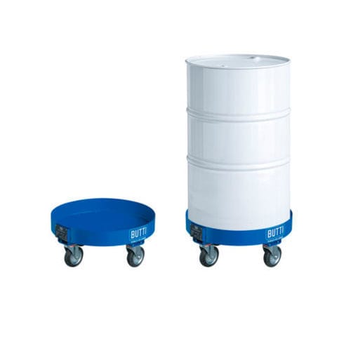 Plataforma rodante circular - 927AT - BUTTI - para altas cargas / de metal / para barriles