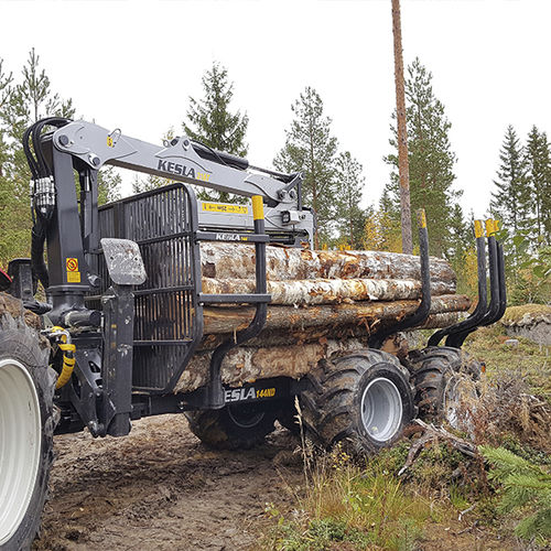 Remolque de troncos - 144HD,144ND - Kesla Oyj - en tándem / de acoplamiento / forestal
