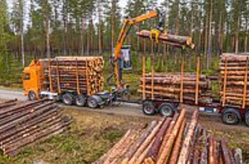 Grúa montada sobre camión - 22 series  - Kesla Oyj - de mástil / forestal / de elevación