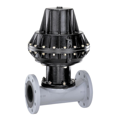 Válvula de control - 656 - GEMÜ Gebrüder Müller Apparatebau GmbH & Co. KG - de membrana / neumática / con doble brida