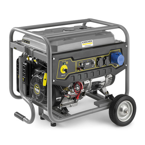 Grupo electrógeno con motor de gasolina - PGG 6/1 - KÄRCHER - monofásico / enfriado por aire / para obra