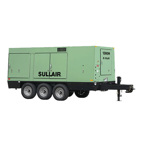 Compresor rotativo - 1300H - SULLAIR - de aire / con motores diésel / móvil
