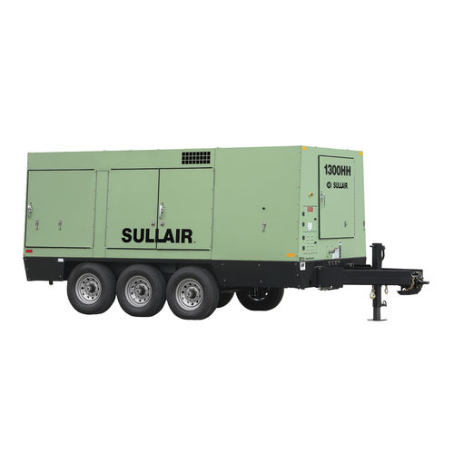 Compresor rotativo - 1300HH - SULLAIR - de aire / con motores diésel / móvil
