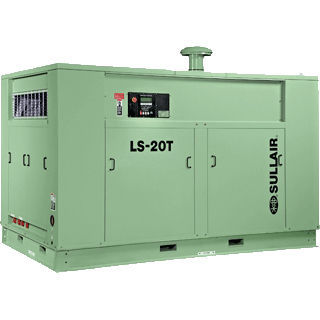 Compresor rotativo - LS-20T - SULLAIR - de aire / con motor eléctrico / estacionario