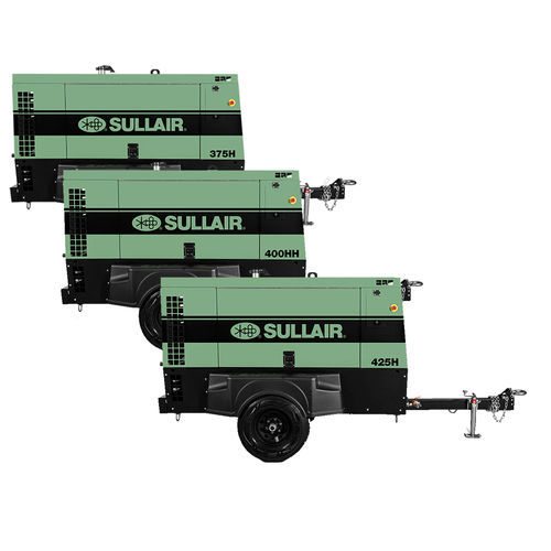 Compresor rotativo - 375 H - SULLAIR - de aire / con motores diésel / portátil