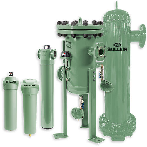 Filtro secador de aceite - SULLAIR - de agua / de acero inoxidable / baja presión