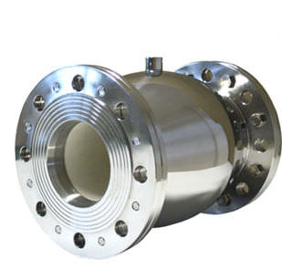 Válvula de manguito - 860 series - Morsello Inox srl - con control neumático / con brida