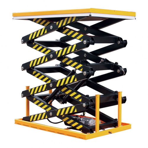 Mesa elevadora de triple tijera - MSA14 series - DISSET ODISEO, S.L. - de tijera cuádruple / hidráulica / estacionaria