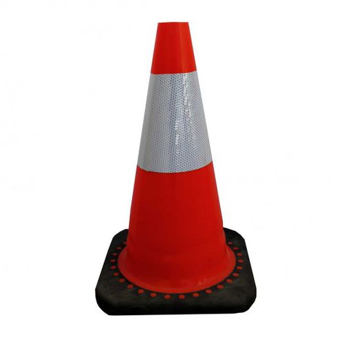 Cono de advertencia de PVC - LEO129 series - DISSET ODISEO, S.L. - de alta visibilidad
