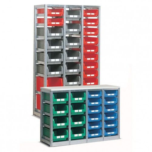 Sistema de estanterías para depósito de almacenamiento - FTR series - DISSET ODISEO, S.L. - para cajas / de metal / galvanizado
